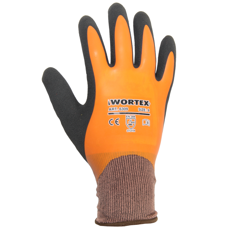 WORTEX 630 Double-Latex-Coated Gloves – detail view