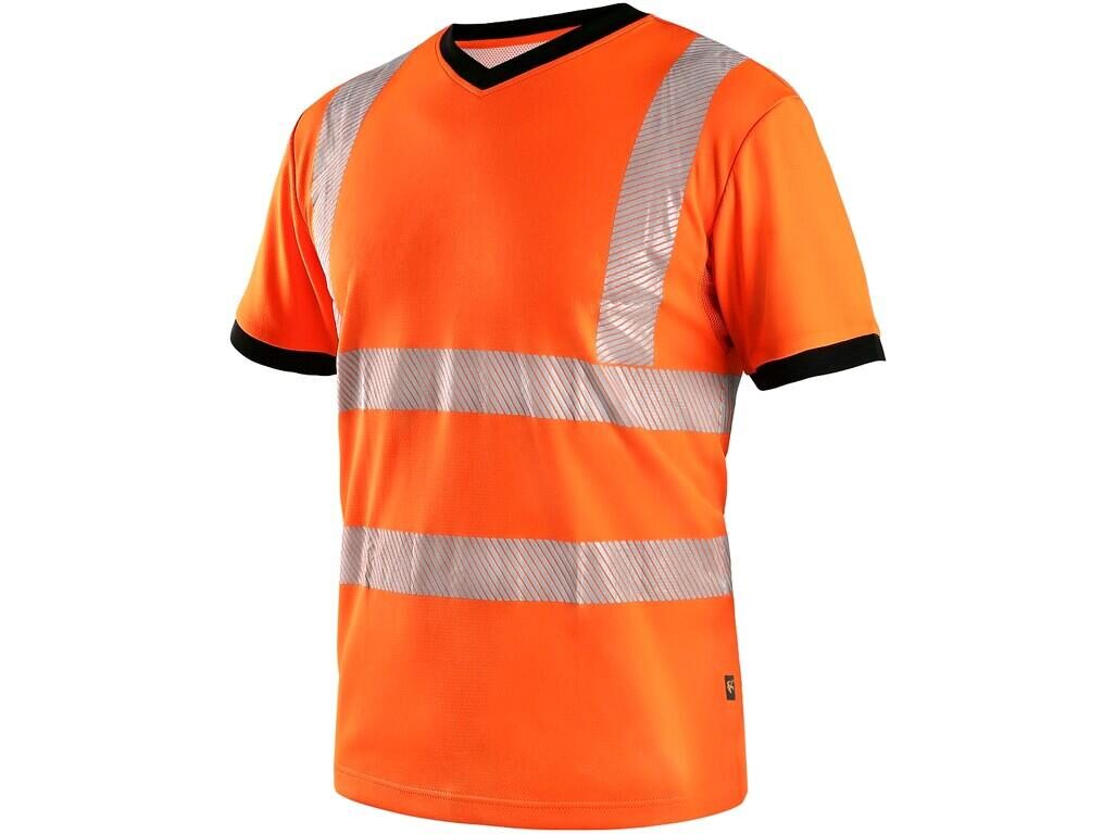 CXS RIPON Hi-Vis V-Neck T-Shirt