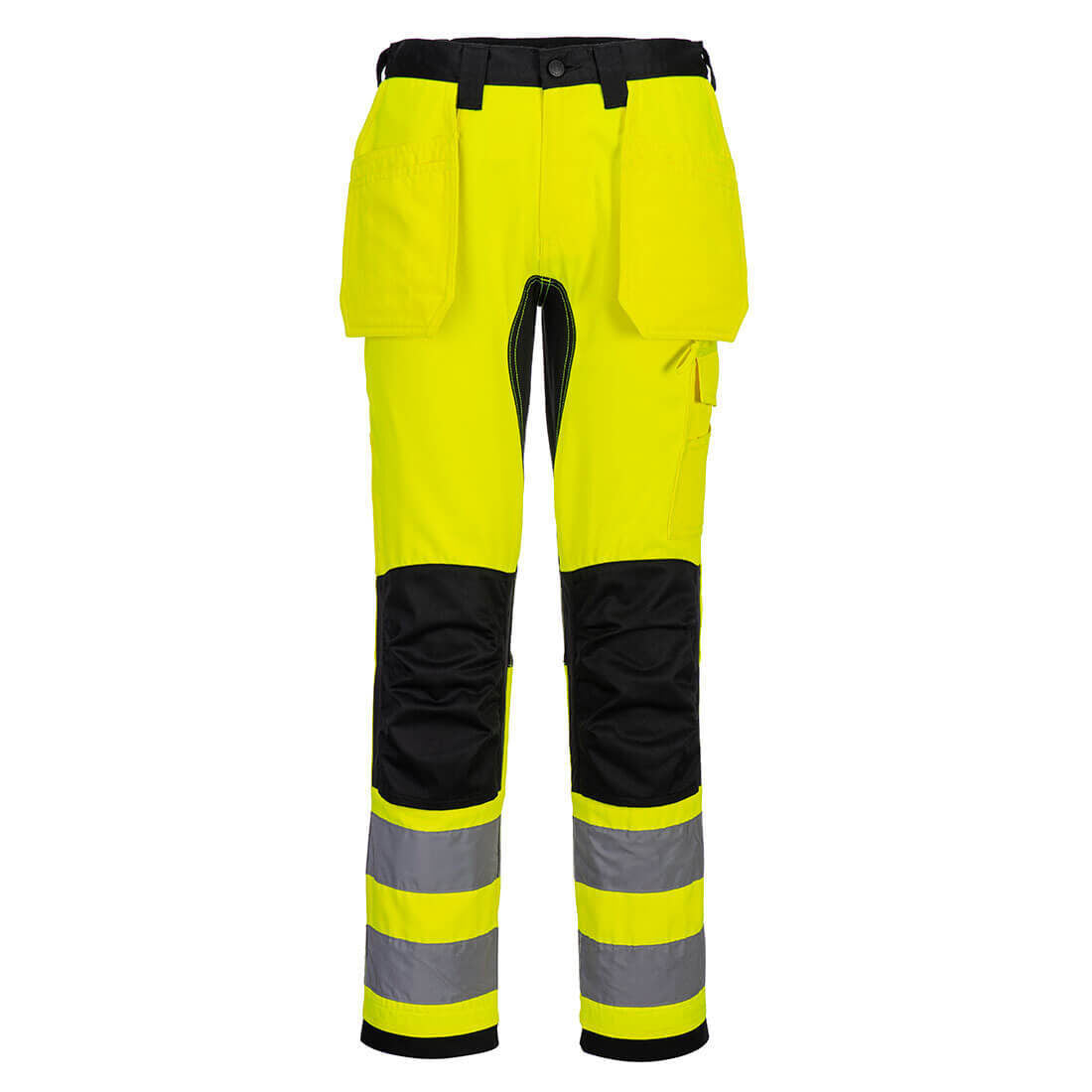 Portwest CD889 WX2 Eco Hi-Vis Holster Work Trousers – product photo, yellow