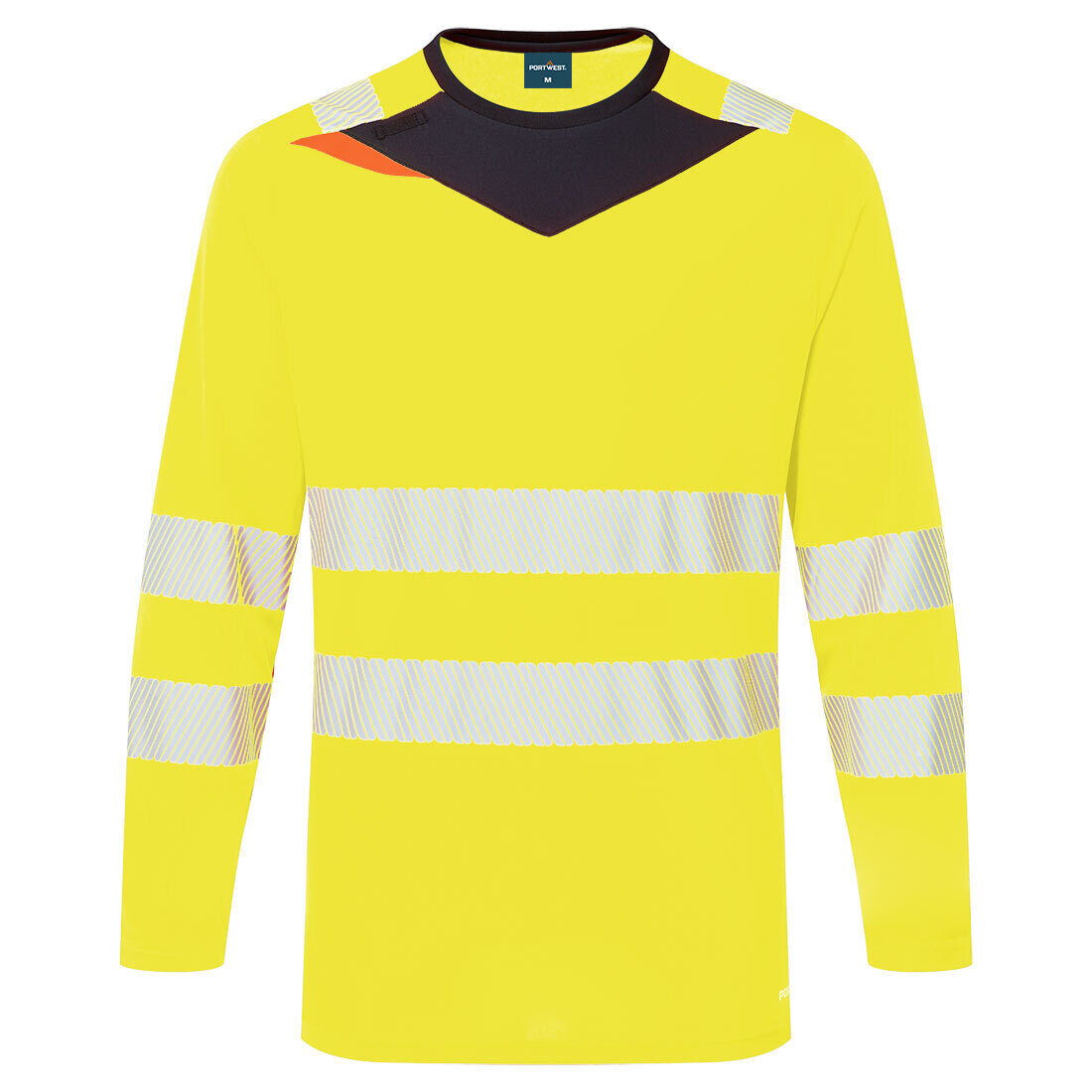 Portwest DX416 DX4 Hi-Vis Long Sleeve T-Shirt