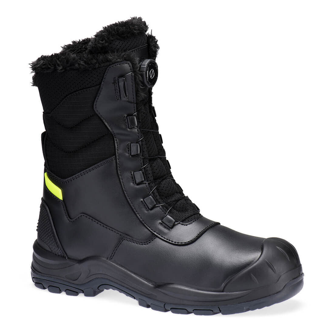 Portwest FD05 S3L HRO CI Fur-Lined Winter Safety Boots – product photo, black