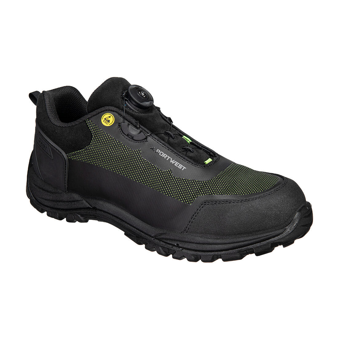 Portwest FE05 S3S ESD SR FO Safety Shoes – product photo, green