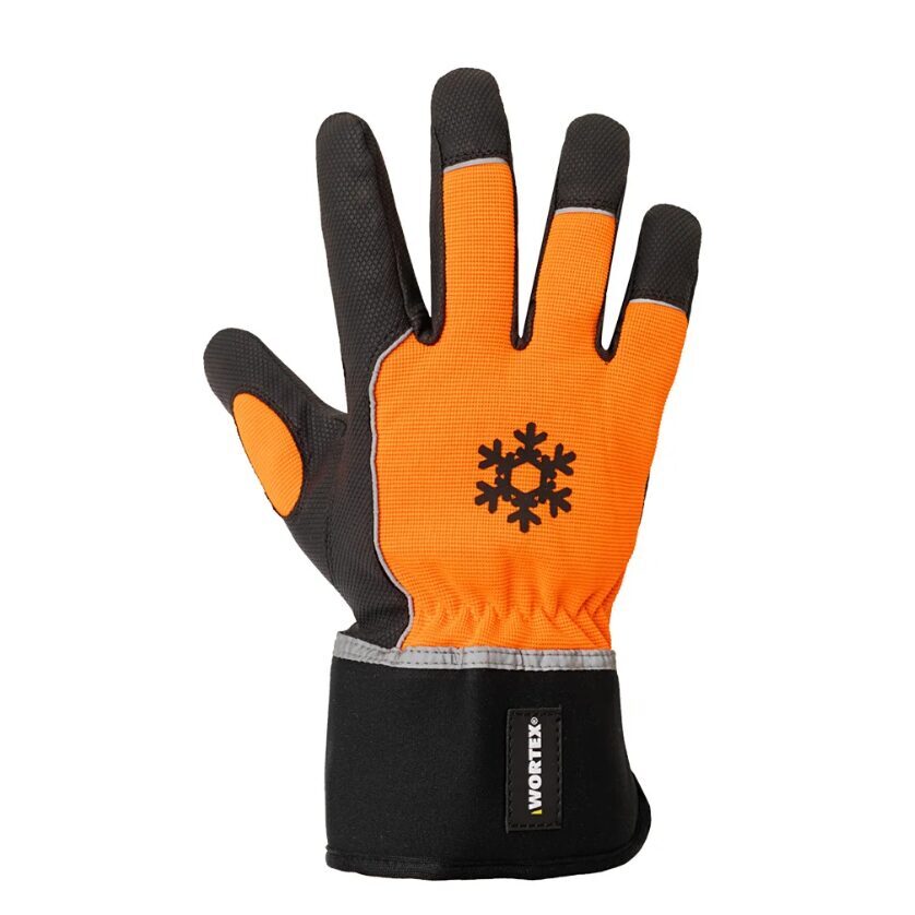 WORTEX WG880 Synthetic Leather Winter Gloves – detail view