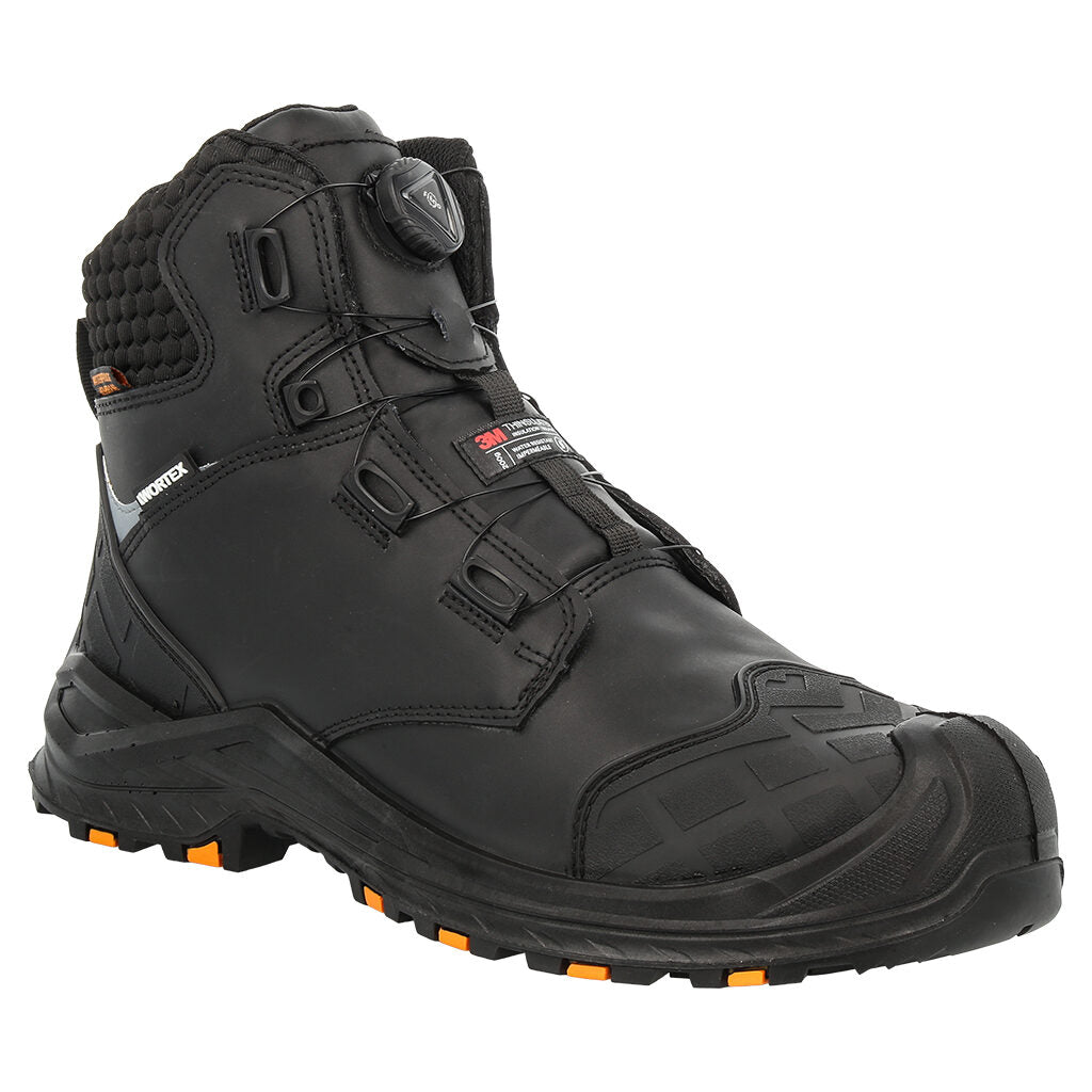 Wortex CRUSHER S7S All-Season Insulated Safety Boots – product photo, dark