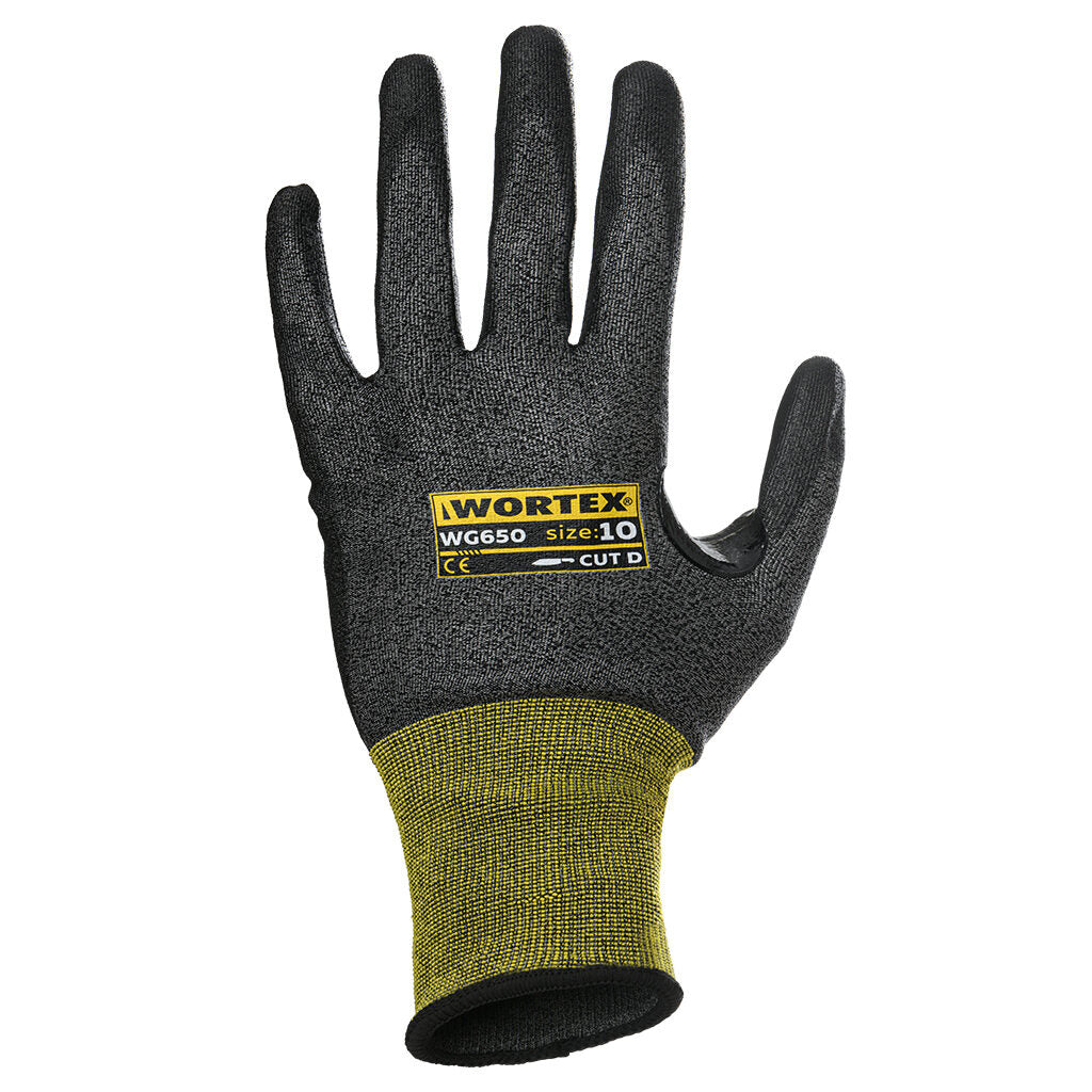 WORTEX WG650 Cut-Resistant Touchscreen Gloves – detail view