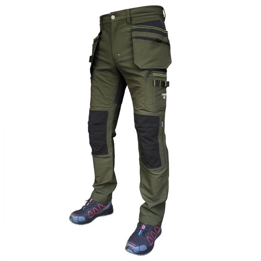 Pesso JUPITER FIT SLIM 175Z Stretch Work Trousers – product photo, khaki