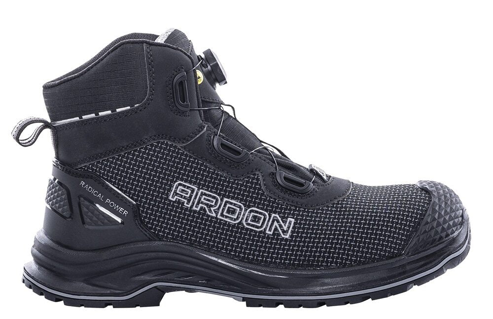 Ardon BRICK S3S ESD Safety Ankle Boots – product photo, black