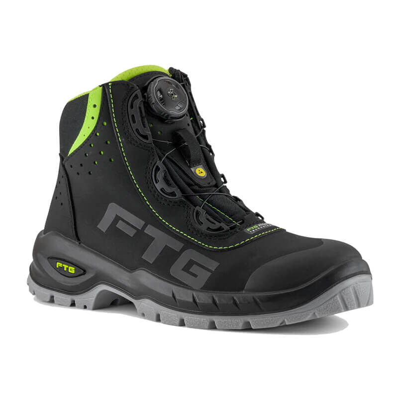 FTG FALCON S3 ESD Safety Boots with BOA Closure – product photo, black