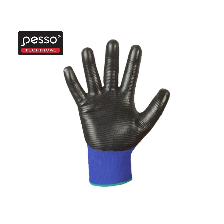 Pesso GRIP Nitrile-Coated Work Gloves – detail view