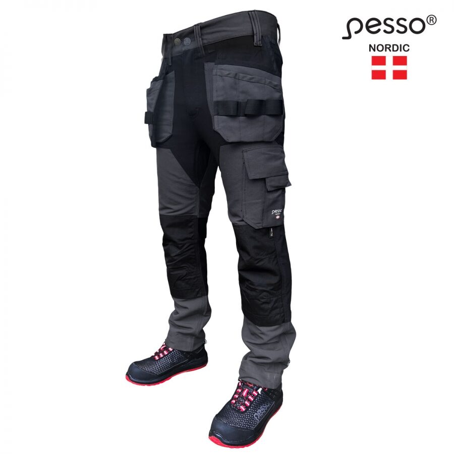 Pesso TITAN FLEXPRO 126P Work Trousers – product photo, black